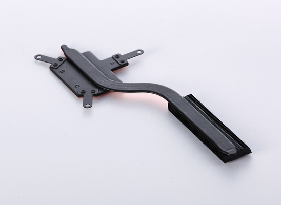 Skiving Process Extruded Aluminum Heatsink Copper Pipe Heat Sink For Projector