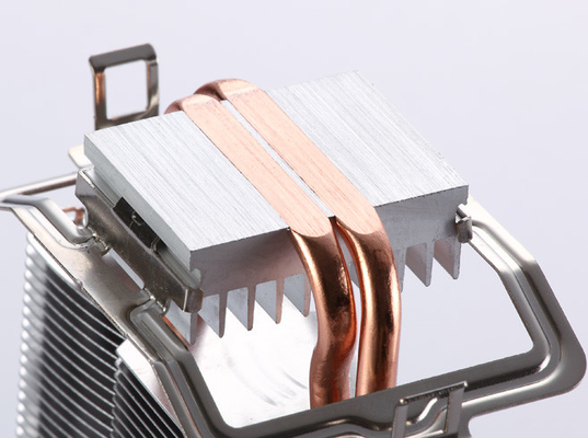 Aluminum Fin Heat Sink With Copper Pipe 99.5% Purity Stamping Power