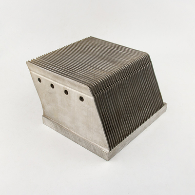 CNC Machined Water Cooling Plate Heat Sink with 120 Degrees Frosted Fin for CPU