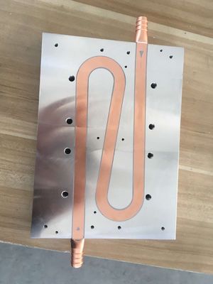 Mature Technology Water Liquid Cooling Blocks Cold Plate With Copper Tube