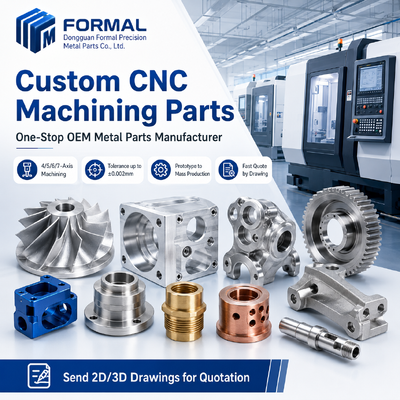 High-Precision Custom Aluminium CNC-Teile mit 5-Achsen-Bearbeitung für Prototyp bis Massenproduktion