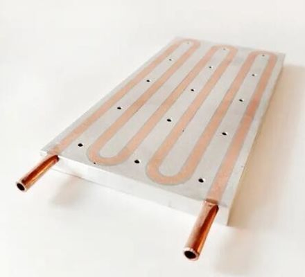 Begraben-Rohr-flüssige Wasser-kalte Platten-flüssiger Aluminiumkühlkörper